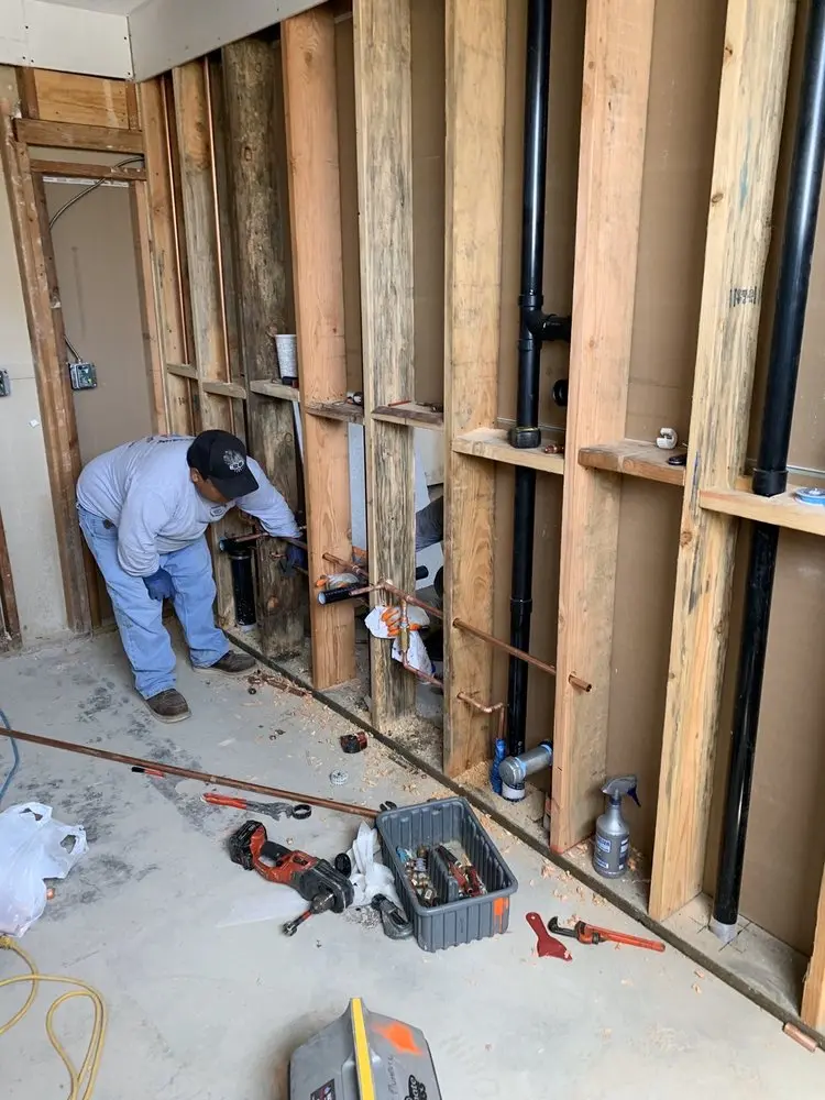 Commercial rough-in plumbing for Trenchless Sewer Repair in Quakertown
